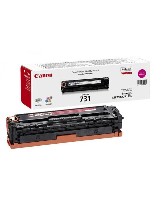 Toner canon crg731m magenta capacitate 1500 pagini pentru lbp7100c lbp7110c Canon - 1