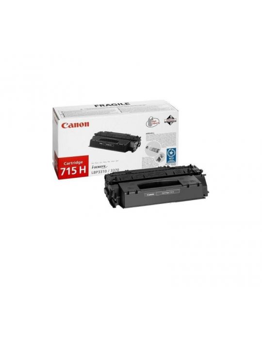 Toner canon crg715h black capacitate 7000 pagini pentru lbp3310 lbp3370 Canon - 1