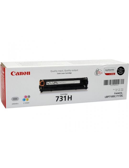 Toner canon crg731hb black capacitate 2400 pagini pentru lbp7100c lbp7110c Canon - 1