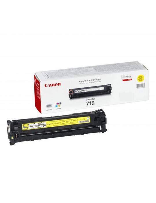 Toner canon crg718y yellow capacitate 2900 pagini pentru lbp-7200cdn Canon - 1