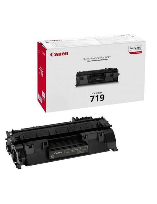 Toner canon crg719 black capacitate 2100 pagini pentru lbp6650dn lbp6300dn Canon - 1