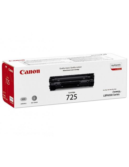 Toner canon crg725 black capacitate 1600 pagini pentru lbp6000 Canon - 1
