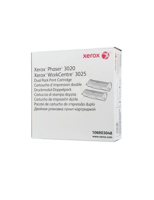 Toner xerox 106r03048 black 3 k phaser 3020  workcentre 3025 Xerox - 1