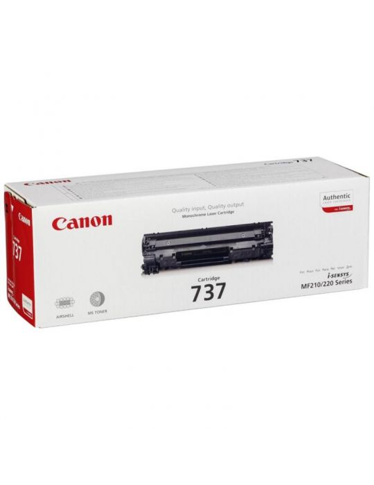 Toner canon crg737 black capacitate 2400 pagini pentru mf22x/mf21x Canon - 1