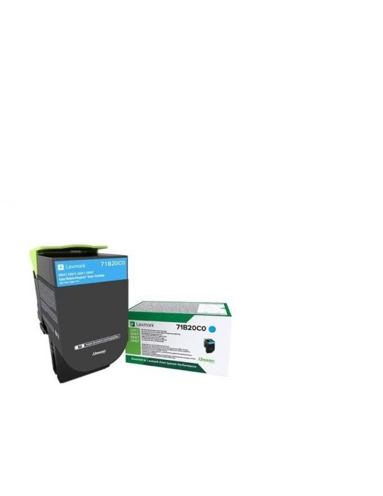 Toner lexmark 71b20c0 cyan return program 2.3kcx317dn/417de cs317dn/417dn/ Lexmark - 1