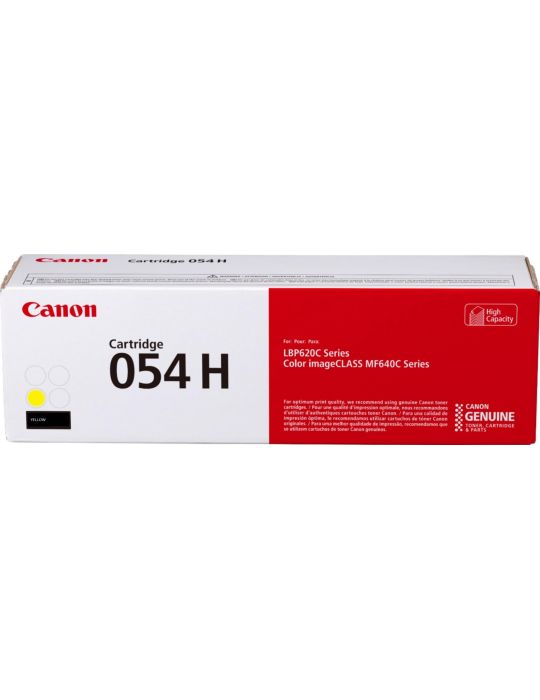 Toner canon crg054h yellow high yeld capacitate 2.3k pagini pentru Canon - 1