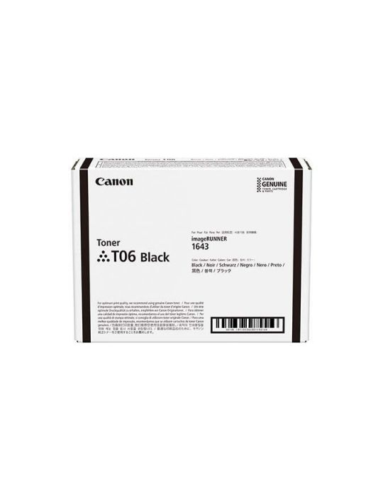 Toner canon crg-t06 black 20.5k pagini pentru ir advance 1643i/1643if. Canon - 1