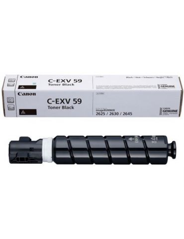 Toner canon c-exv59b black capacitate 30k pagini pentru ir 2625i/2630i/2645i.