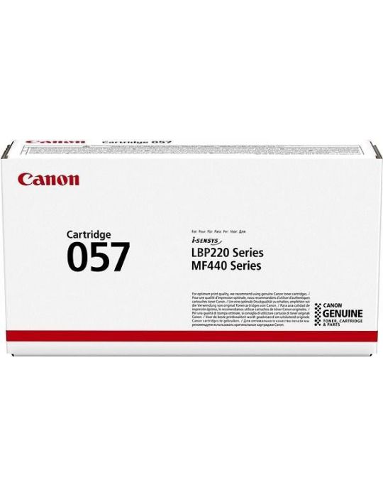 Toner canon crg057 black capacitate 3.1k pagini pentru lbp223dw lbp226dw Canon - 1