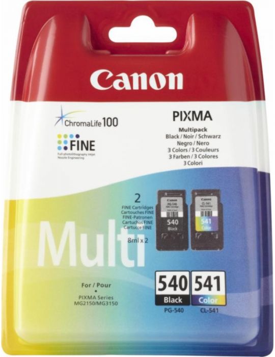 Cartus cerneala canon pg-540 + cl-541 multipack (black color) pentru Canon - 1