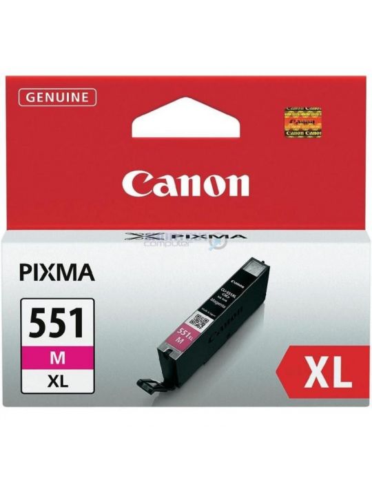 Cartus cerneala canon cli-551xl magenta capacitate 11ml pentru canon pixma Canon - 1