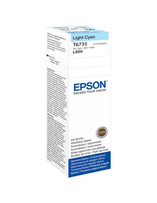 Cartus cerneala epson t6735 light cyan capacitate 70ml pentru epson Epson - 1