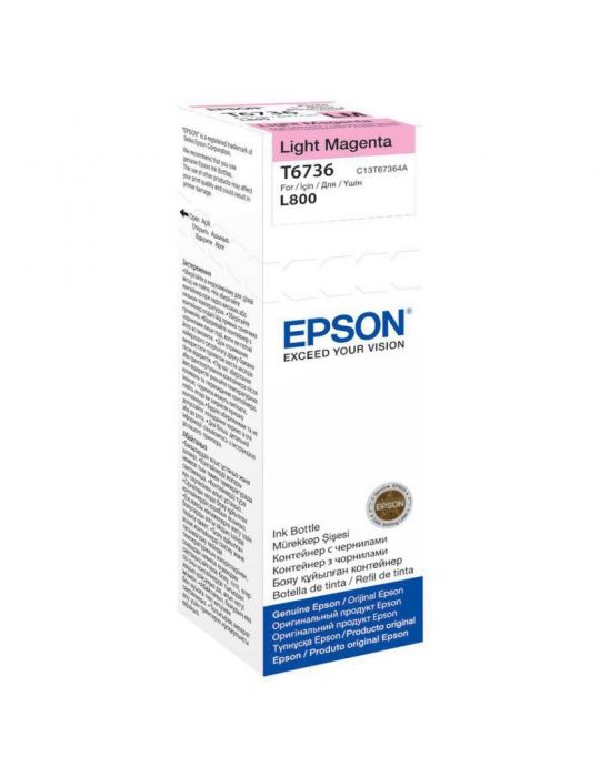Cartus cerneala epson t6736 light magenta capacitate 70ml pentru epson Epson - 1