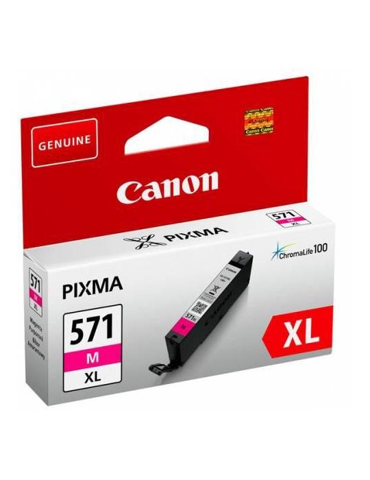 Cartus cerneala canon cli-571xl magenta capacitate 11ml pentru canon pixma Canon - 1