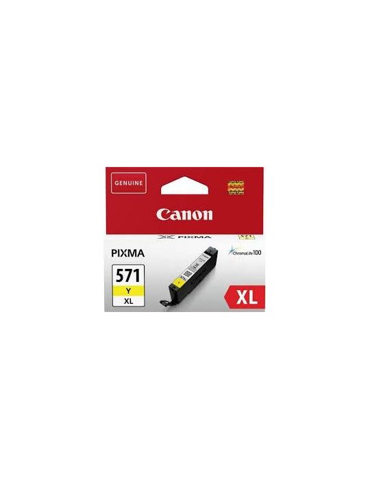 Cartus cerneala canon cli-571xl yellow capacitate 11ml pentru canon pixma Canon - 1