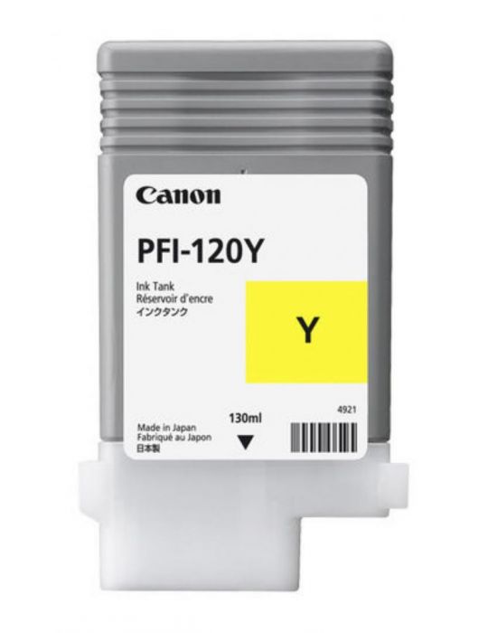 Cartus cerneala canon pfi-120y yellow capacitate 130ml pentru canon tm Canon - 1