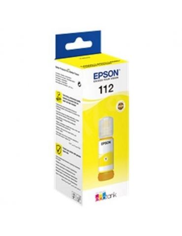 Cartus cerneala epson 112 ecotank  pigment yellow capacitate 70ml pentru
