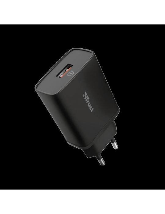 Incarcator rapid pentru perete qmax 18w ultra-fast usb-a wall charger Trust - 1