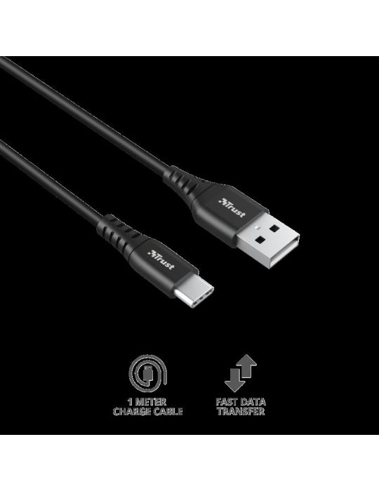Cablu incarcare trust ndura usb to usb-c cable 1m  specifications Trust - 1
