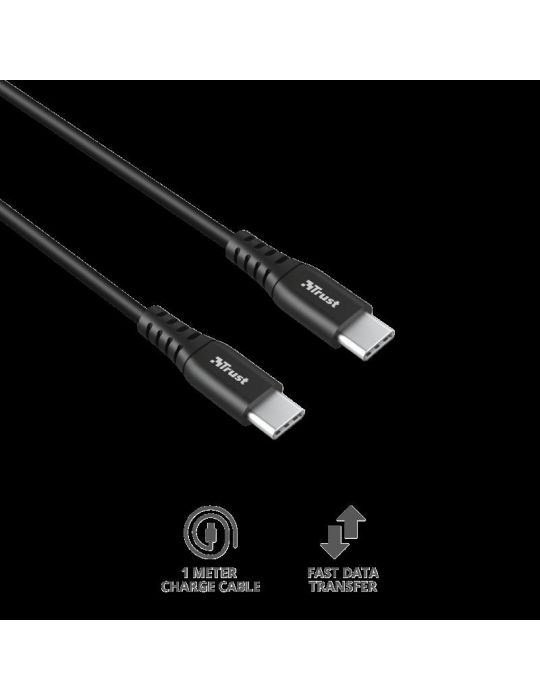 Cablu incarcare trust ndura usb-c to usb-c cable 1m  specifications Trust - 1