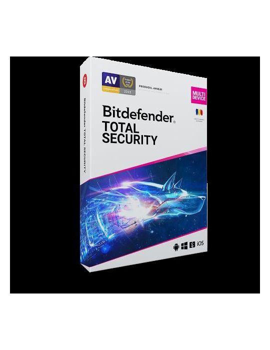 Licenta retail bitdefender total security 2021 - protectie anti-malware completa Bitdefender - 1