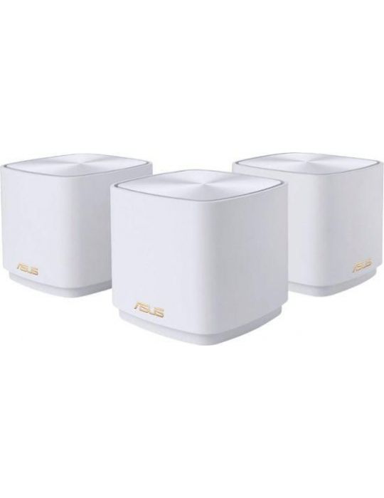 Asus dual-band large home mesh zenwifi system xd4 3 pack Asus - 1