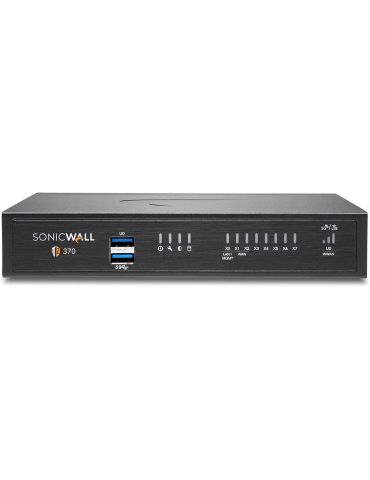 Firewall sonicwall model tz370 8xgbe 2xusb 3.0 firewall throughput 3gbps