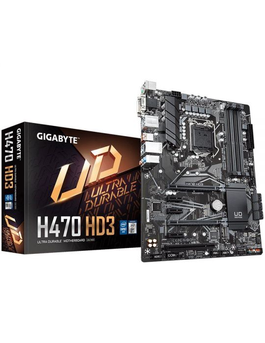 Gigabyte mainboard desktop h470 (s1200 4xddr4 hdmi dvi-d vga thunderbolt Gigabyte - 1