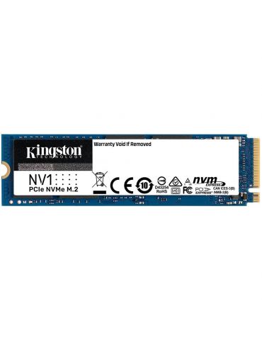 Kingston 500gb nv1 m.2 2280 nvme ssd up to 2100/1700mb/s