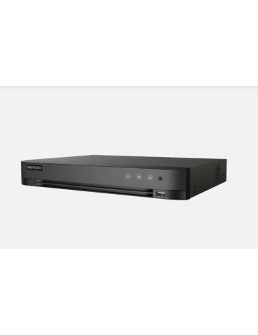 Dvr hikvision 8  canale ids-7208huhi-m1/s 5mp acusens - deep learning-