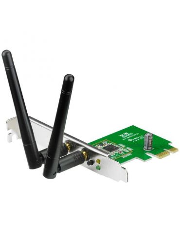 Adaptor wireless asus n300 pci-e 2 antene detasabile  low profile