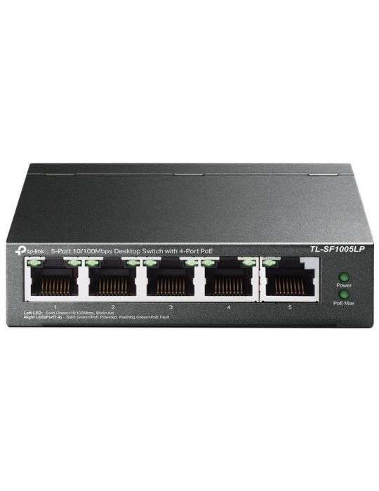 Tp-link 5-port 10/100mbps desktop switch with 4-port poe tl-sf1005lp 5 Tp-link - 1