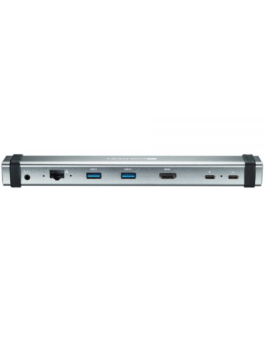 Canyon multiport docking station with 7 ports: 2*type c+1*hdmi+2*usb3.0+1*rj45+1*audio 3.5mm Canyon - 1