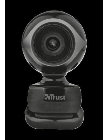 Camera web trust exis webcam - black/silver  specifications general plug