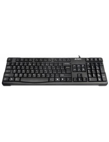 Tastatura a4tech kr-750 cu fir us layout neagra natural_a shape