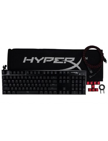 Tastatura kingston hyperx alloy fps fir detasabil neagra iluminata usb