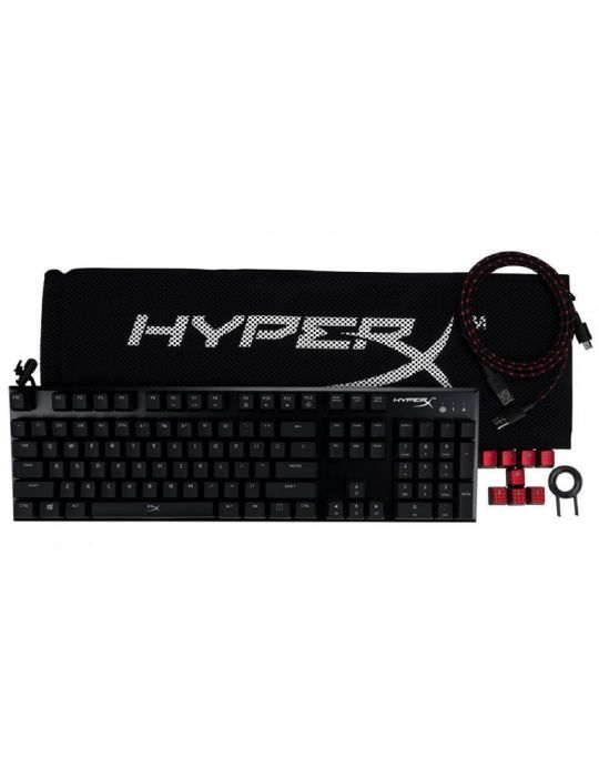 Tastatura kingston hyperx alloy fps fir detasabil neagra iluminata usb Kingston - 1