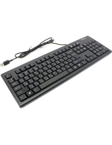 Tastatura kr-83 a4tech  cu fir usb neagra comfort round -