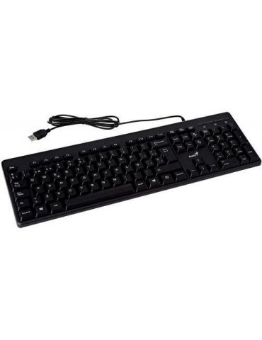 Tastatura genius kb-116 black usb recomandat home/office format standard tehnologie