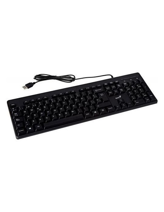 Tastatura genius kb-116 black usb recomandat home/office format standard tehnologie Genius - 1