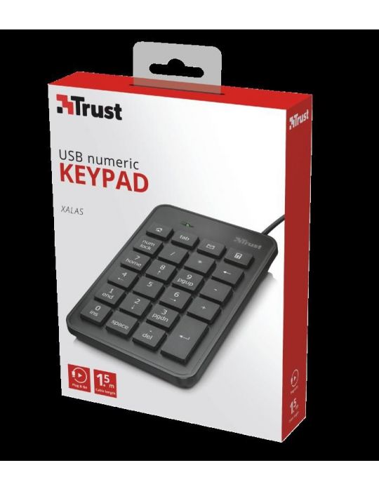 Trust xalas usb numeric keypad  specifications general height of main Trust - 1