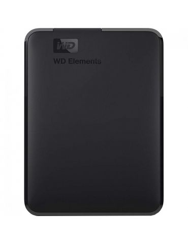 Hdd extern wd 5tb elements portable 2.5 usb 3.0 negru