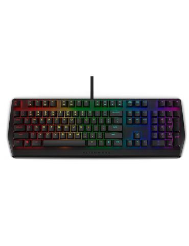 Dell keyboard alienware rgb mechanical gaming aw410k us international backlit: