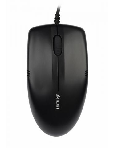 Mouse a4tech cu fir optic v-track op-530nu 1000dpi negru metal