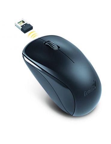 Mouse genius wireless optic nx-7000 1200dpi negru  2.4ghz suporta baterii
