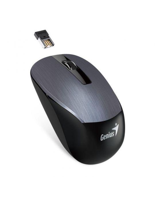 Mouse genius wireless optic nx-7015 800/1200/1600dpi iron grey metallic 2.4ghz Genius - 1