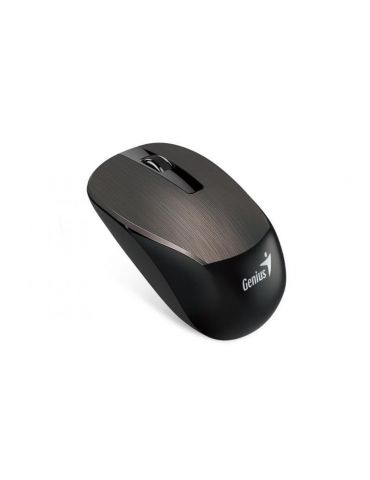 Mouse genius wireless optic nx-7015 800/1200/1600dpi chocolate metallic 2.4ghz usb