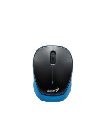 Mouse genius wireless optical 9000r rechargeable black blue radio transfer