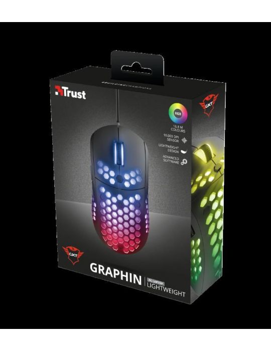 Mouse cu fir trust gxt 960 graphin ultra-lightweight gaming mouse Trust - 1