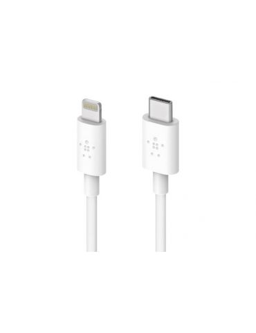 Belkin mixit↑™ usb-c™ cable with lightning connector 1.2m white